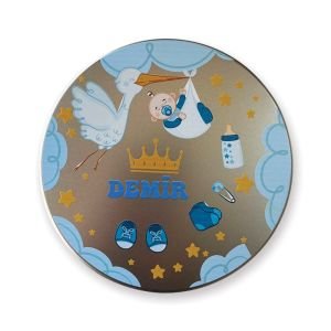 Kişiye Özel İsim Baskılı Erkek Bebek Çikolatası