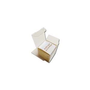 Asetat Kutuda 9 adet Sargılı Madlen Çikolata 5x5 cm